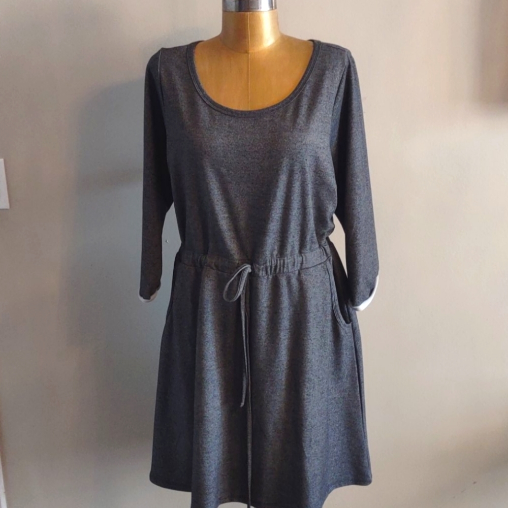 Torrid Sweatshirt Tie Waist Casual Dress